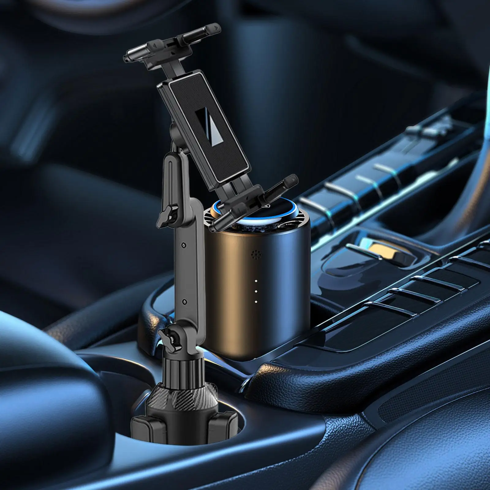 

Автомобильный держатель для телефона, автомобильный держатель для стакана с водой, регулируемое основание, вращение на 360 градусов