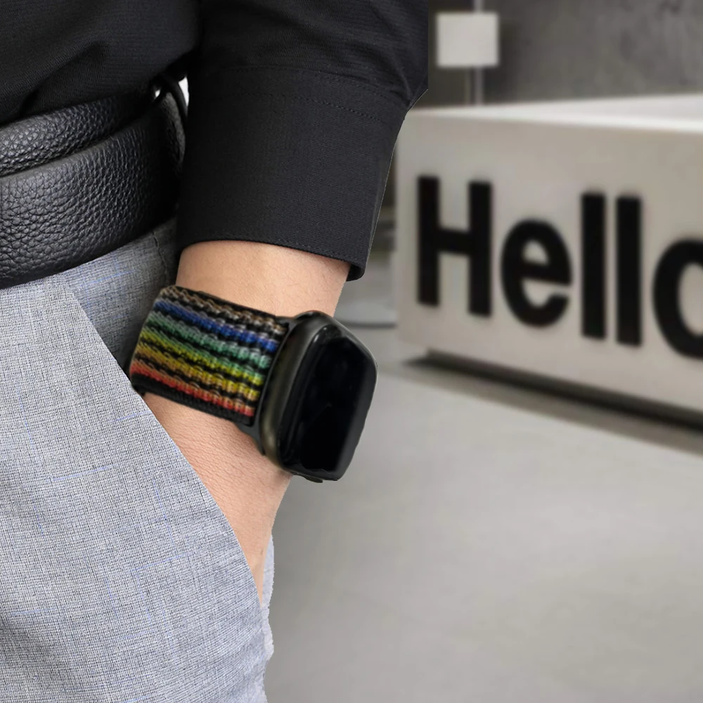 Versatile Nylon Loop Watch Band Bracelet in Various Sizes
