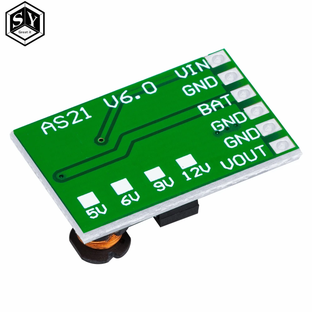 3.7V 4.2V Charger 5V 6V 9V 12V Discharger Board DC DC Converter Boost Module For Diy Solar Mobile Power Chargewer 18650 lithium 3