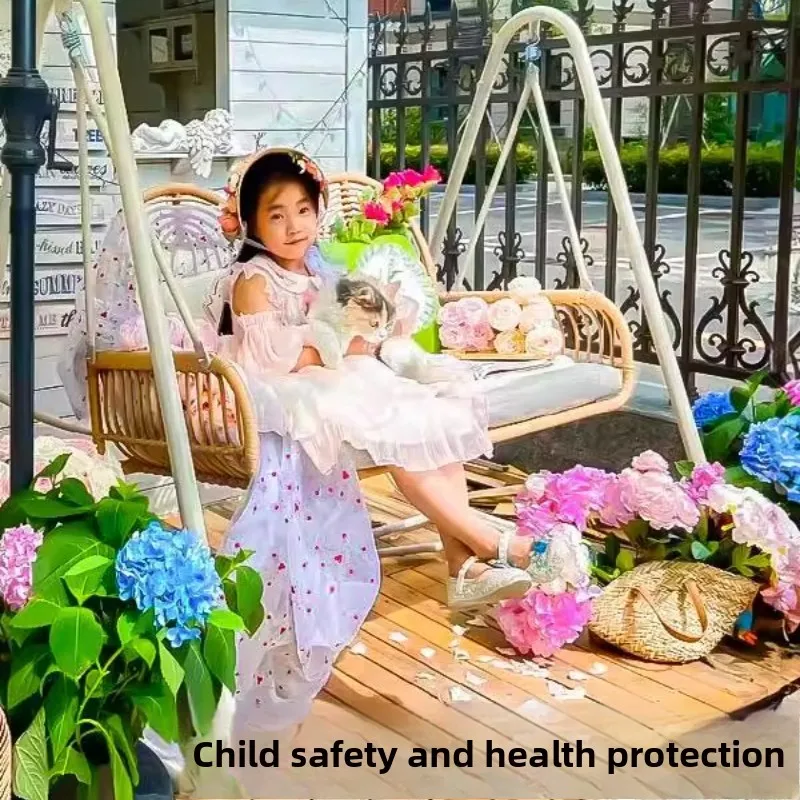 Hammock Swing Chair Home Balcony Single-Person Indoor Compact Small Space Living Room Cradle Outdoor Swing Chair