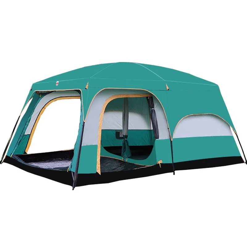 

Tents Outdoor Camping Two Bedrooms One Living Room Large Space Camping Outing Family Camping Big Tent Waterproof Multiple People