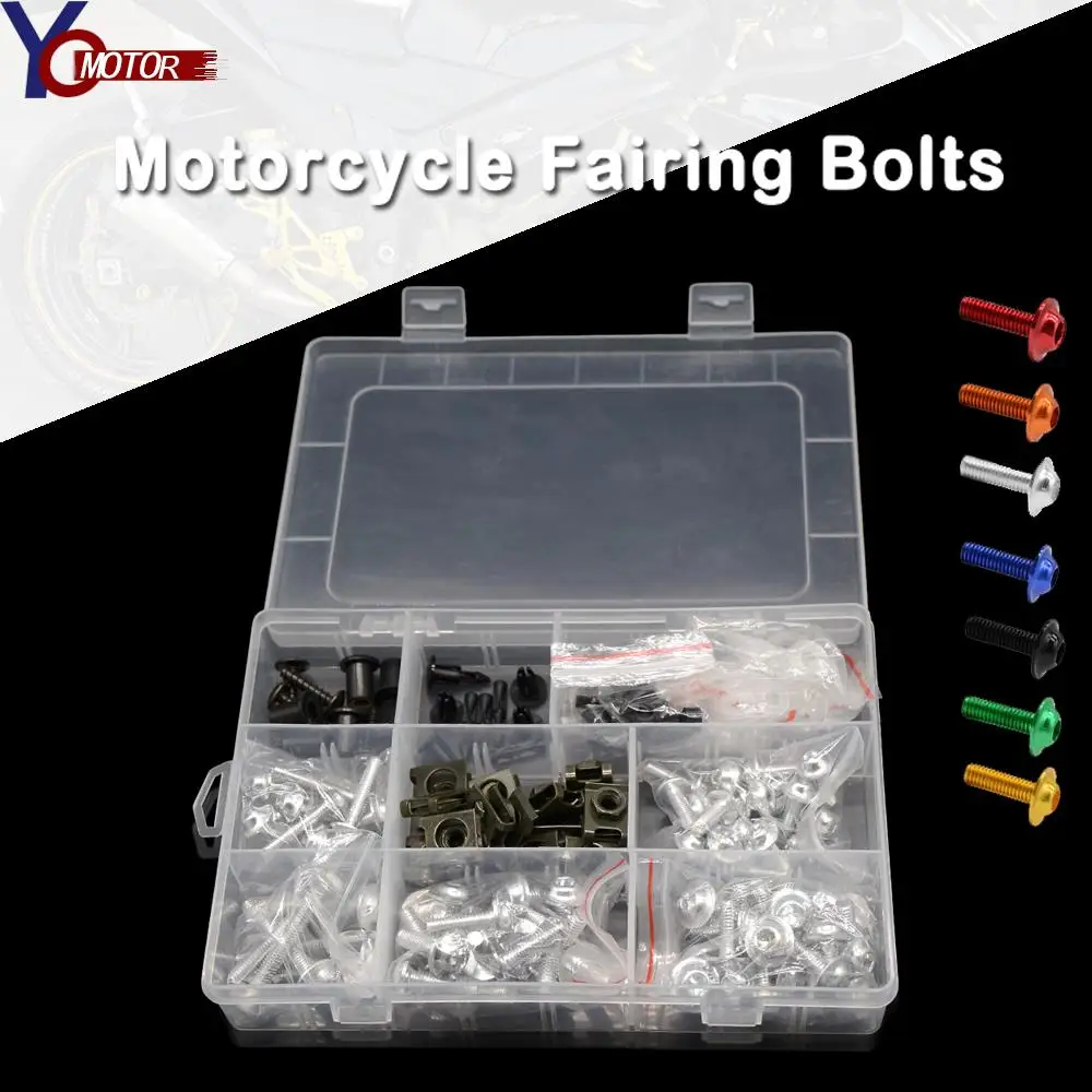 

For BMW Motorcycle M6 M5 Fairing Bolts Kit Bodywork Screws Nut R1200R R1200RS R1200RT SE R1200GS ADVENTURE LC RNINET Urban GS