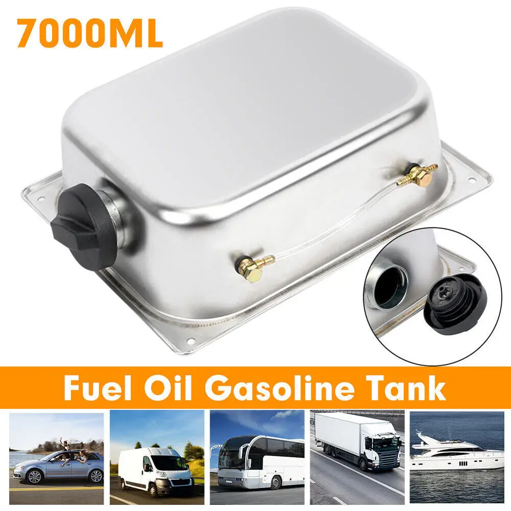 

7L Stainless Steel Gasoline Petrol Fuel Tank Can Universal Car Accessories Fuel Tank Fit for Webasto Eberspacher Heater