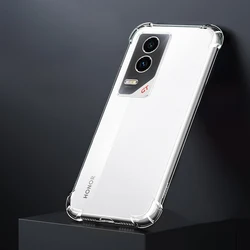 Silicone Shockproof Clear Back Phone Case - Premium Airbag Protection for Honor GT (Clear)
