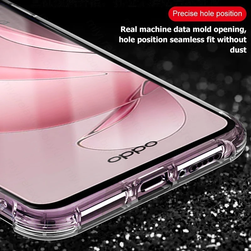 For Oppo Reno13 F 5G (Reno 13 FS 5G) / 4G Clear Phone Case Ultra-Thin Flexible TPU Back Cover - View #6