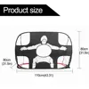 Foldable Football Goal Nylon Soccer Goal Kids and Adults Football Target Net for Playground Backyard Indoor Outdoor Training 5