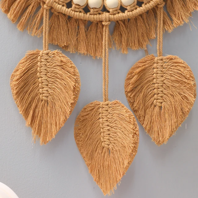 Handwoven Round Wall Mirror 4