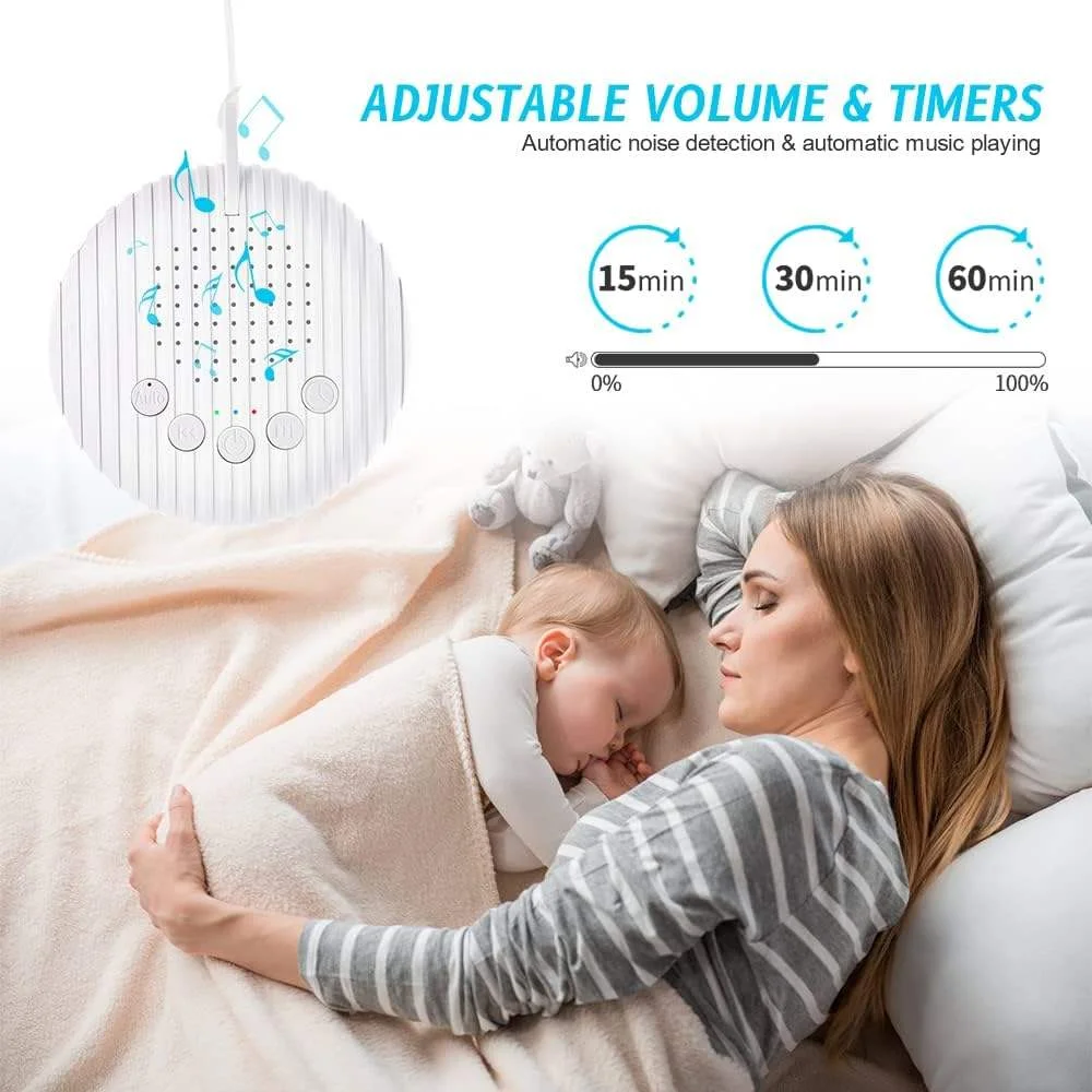 White Noise Machine with 10 Soothing Sounds for Relaxation and Better Sleep