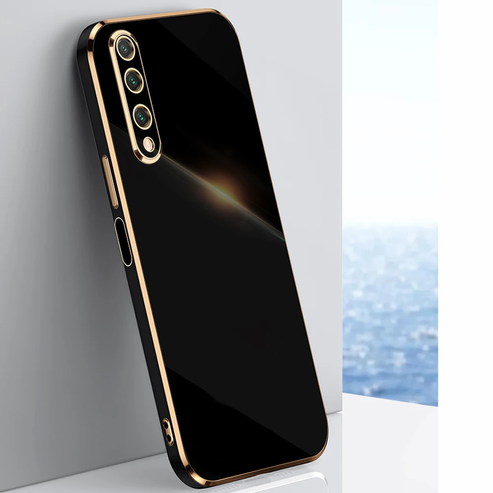 thumbnail image 1 of For Huawei Y9S Case Luxury Square Plating Huawei STK-L21, STK-LX3, STK-L22 Phone Case ShockProof Silicone Back Cover Fundas, 1 of 4