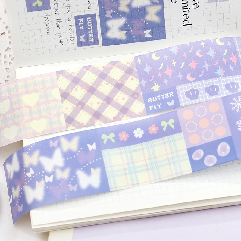 Cute Dream Fantasy Washi Tape Collage Scrapbooking DIY Decoration Album Photocard Diary Journal Kawaii Masking Tapes
