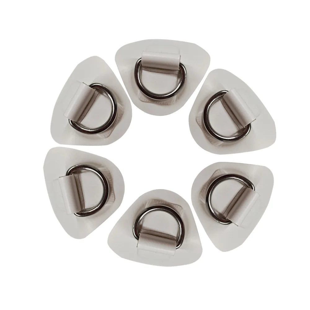 2 Anelli A D In Acciaio Per Gommoni, Kayak, Zattere - Grigio - Foto 4