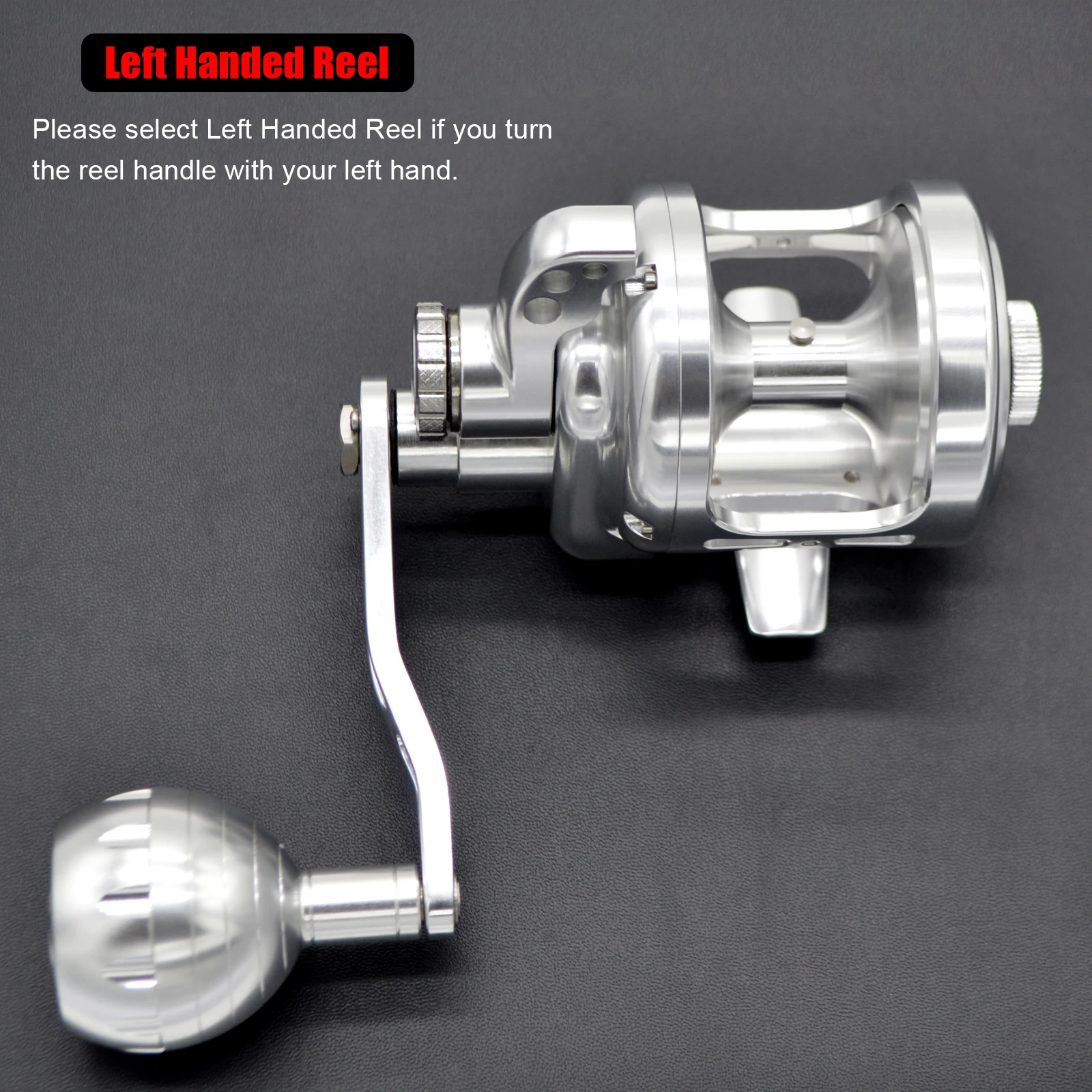 Camekoon Conventional Lever Drag Saltwater Fishing Reel 35kg Max Drag 9+2  Ball Bearings Full Metal Jigging Reel - Fishing Reels - AliExpress