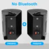 4PCS Passive Outdoor Speakers Wired Waterproof 4'' 2-Way 400W Wall Mounted Speakers With Dome Tweeter All-Weather Durability 5