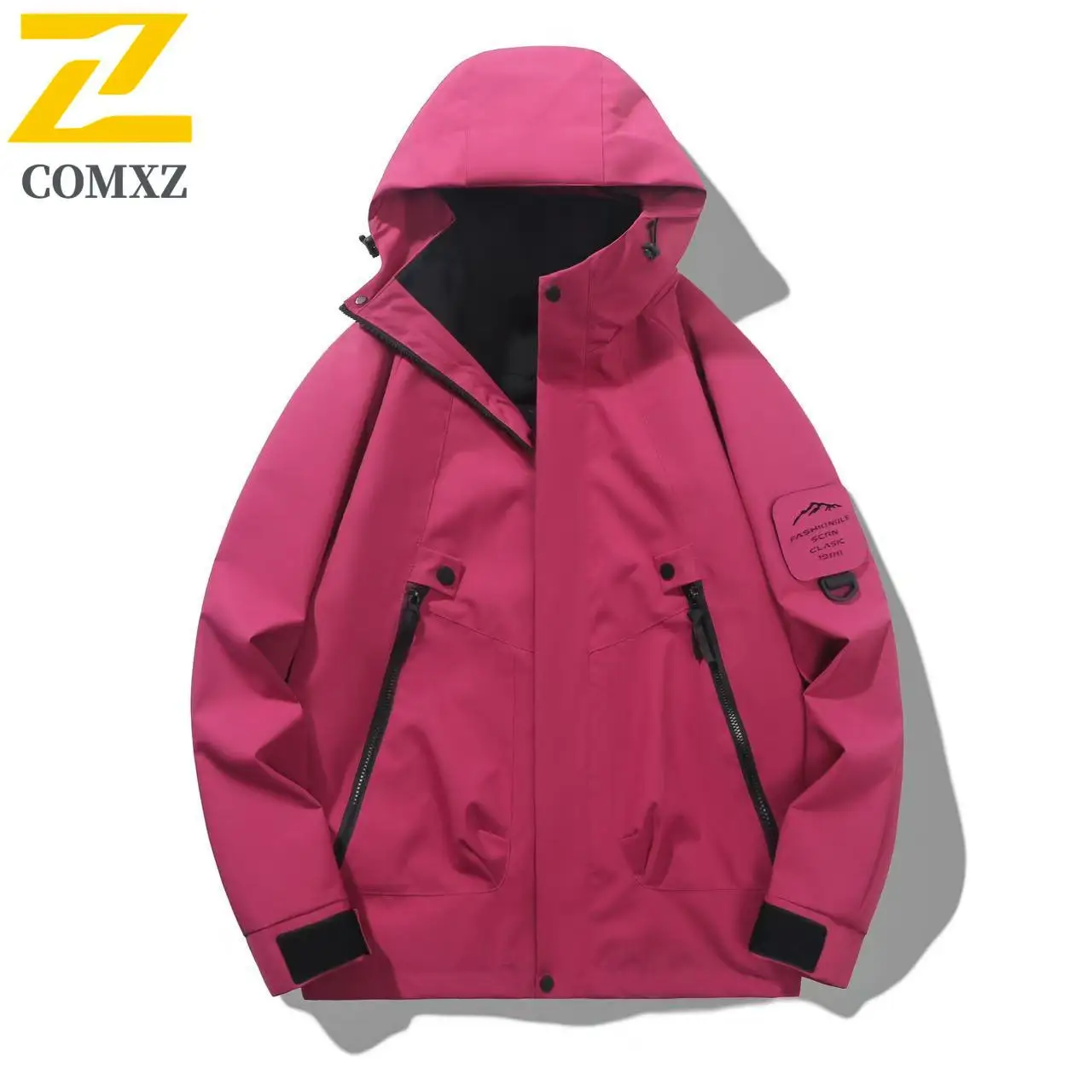 EiAO Windbreaker  Hooded  Waterproof Windproof Outdoor Coat for Hiking Camping Fishing Youth Streetwear Lightweight Rain Jackets