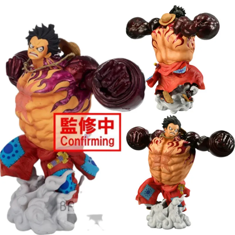 

22CM Original Genuine Anime Banpresto One Piece BWFC Luffy Action Figures Static PVC Collection Decorative Model Toys Gift