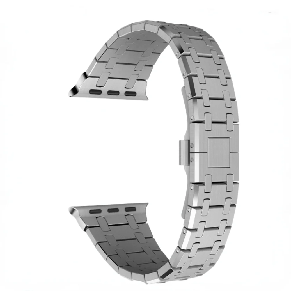 Stainless Steel Strap for Apple Watch Band Ultra 2 49mm 45mm 44mm 40mm 42mm 38mm Metal Wristband iWatch Series 9 8 7 6 5 SE 4 3
