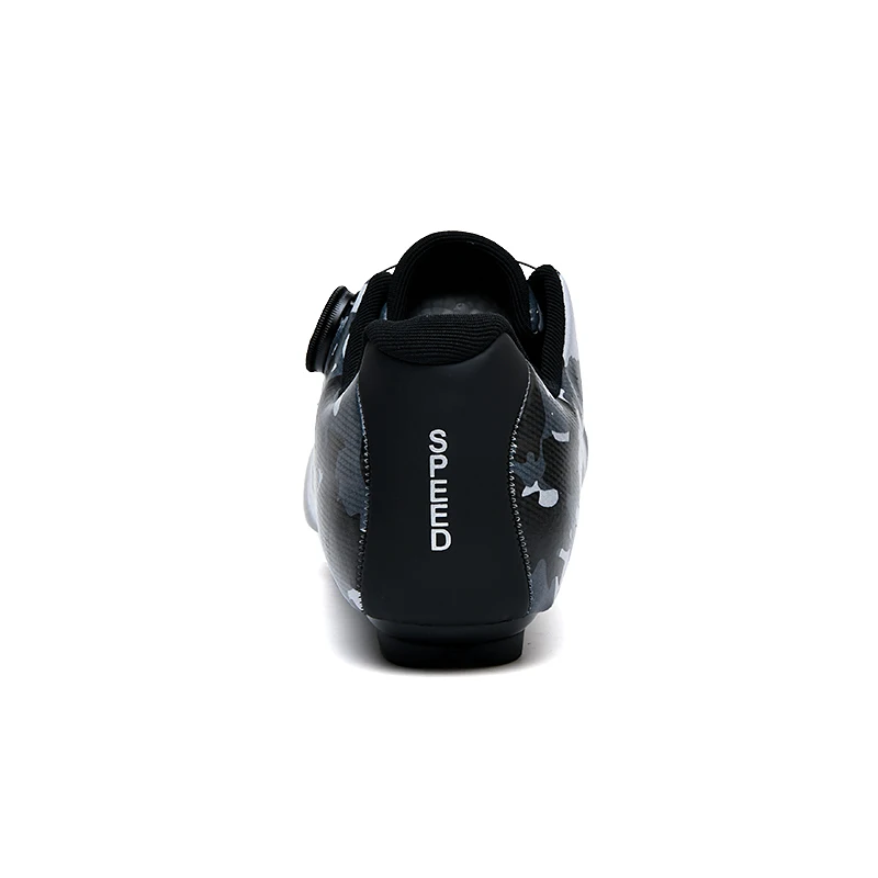 Men's Cycling Shoes Road Single Buckle SPD Cycling Shoes Outdoor Road Camouflage Breathable Road Racing Cycling Sports Shoes 3
