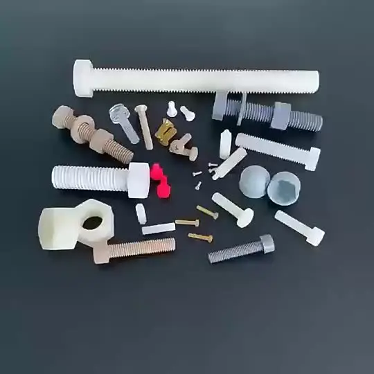 10x Viti A Testa Esagonale In PVC - M10 X 100mm - Grigio - Resistenti All'Acqua E Ossidazione - Foto 10