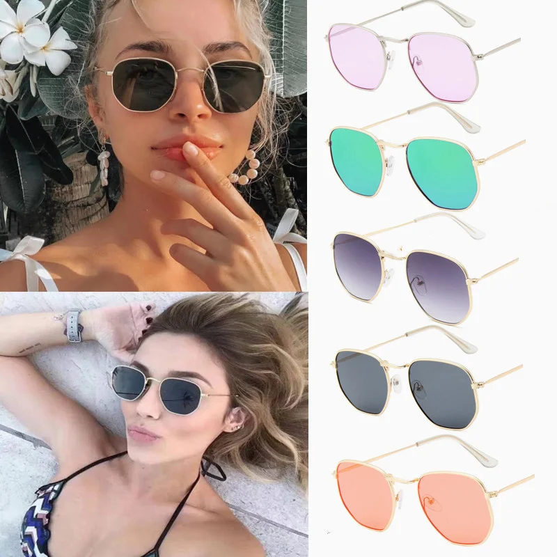 Vintage Oval Sunglasses Women Luxury V Brand Blue Gradient Sun Glasses  Retro Black Shades For Women Uv Protection - Sunglasses - AliExpress