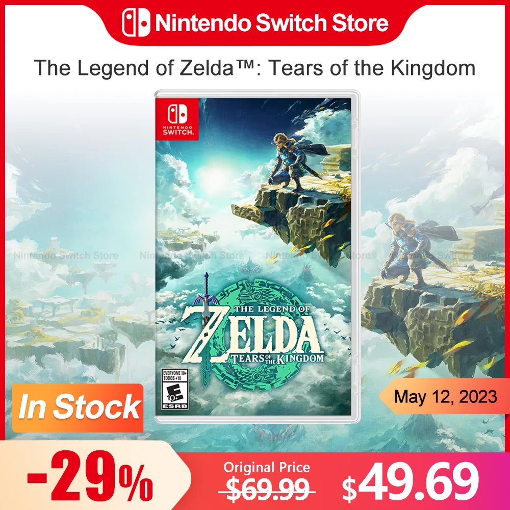 The Legend of Zelda: Tears of the Kingdom Nintendo Switch Lite Gameplay 
