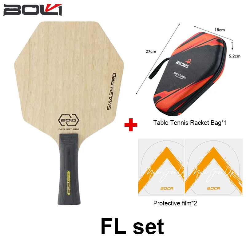 LAME DE RAQUETTE de tennis de table de haute qualité en bois pur avec LAME DE RAQUETTE de tennis de table de haute qualité en bois pur avec
