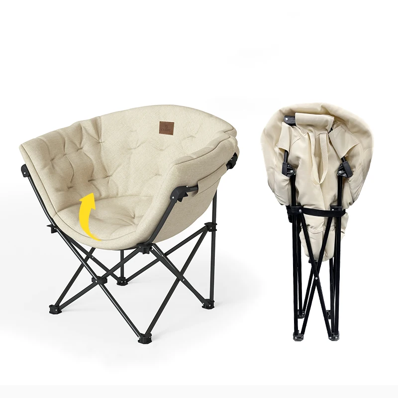 Folding Chair Living Room Balcony Leisure Chair Outdoor Courtyard Sun Recliner Portable Fishing Camping