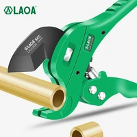 LAOA PVC Pipe Cutter 36mm Aluminum Alloy Body Ratchet Scissors Tube Hose Plastic Pipes PVC/PE/VE Cutting Plumbing Hand Tools 1