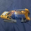 Hot BC1035 1/24 Alloy Remote Control Excavator Mini RC Excavator Model 11 Channel Excavator For Children RC Trucks Toys Gift 2