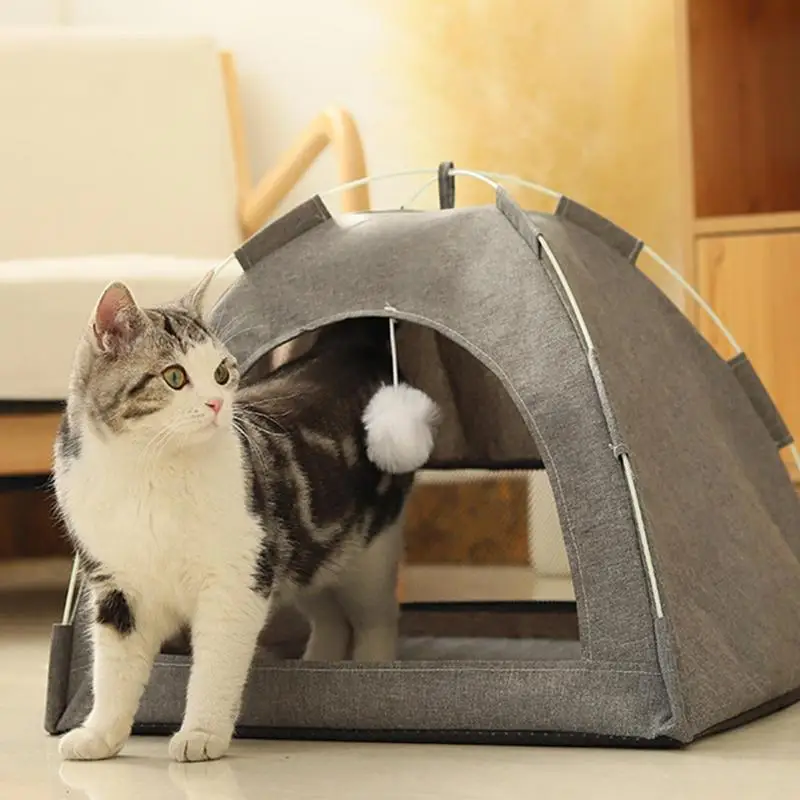 

Multi Purpose Pet Camping House Pet Teepee Summer Tent Universal Nest House Sun Shelter For Indoor Outdoor Cats Dogs Pet Product