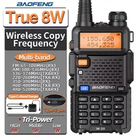 Baofeng M-5R 8W 5W Walkie Talkie Wireless Copy Frequency Type-C Long Range Tri Power Upgraded of UV-5R UV-K6 Ham Two Way Radio 1