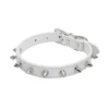 1pc Cool Cat Dog Collar Leather Spiked Studded Collars For Small Medium Colorful Pets Necklace Dogs Cats Neck Strap Pet Products 4