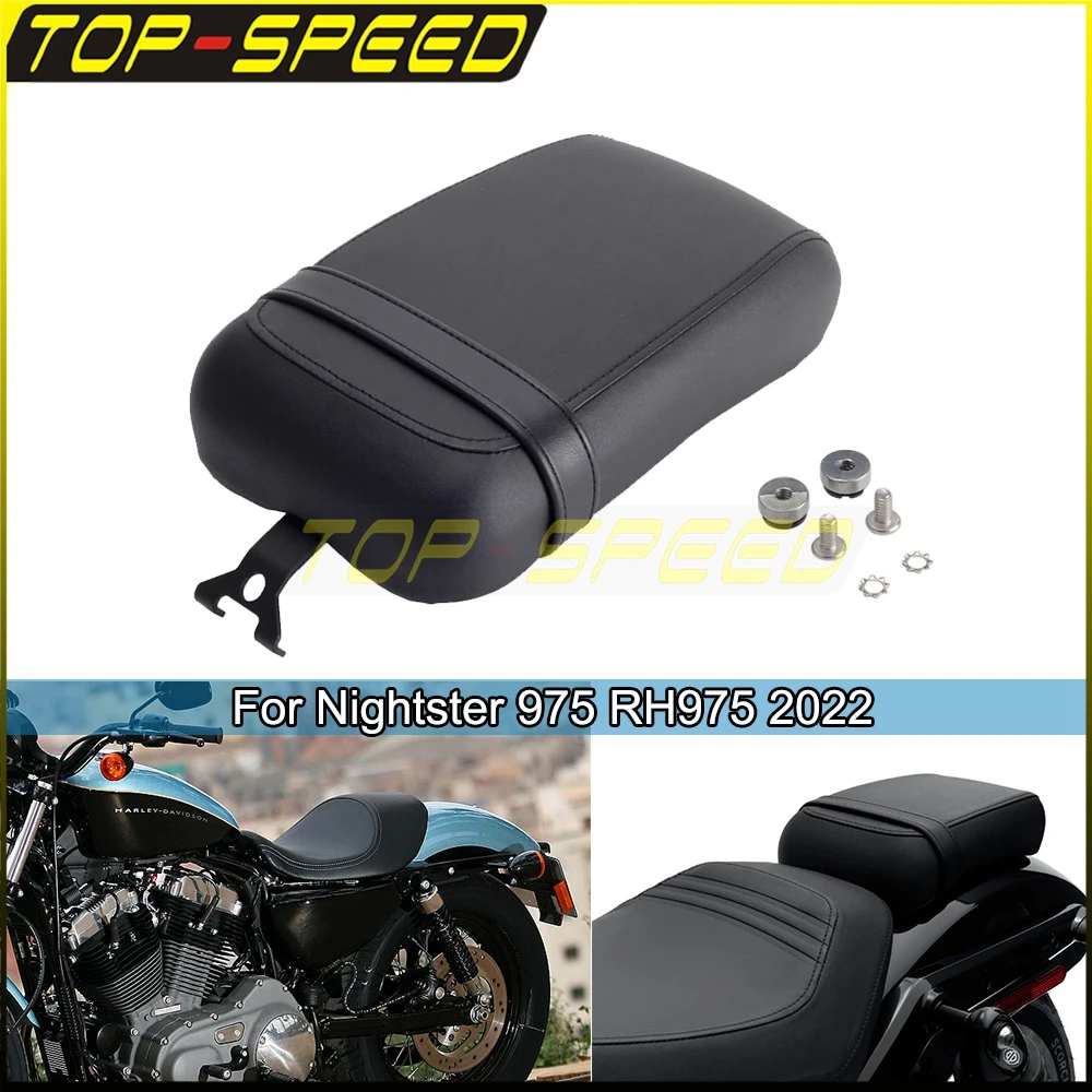 Motorcycle Passenger Pillion Rear Seat Cushion Pads For Harley