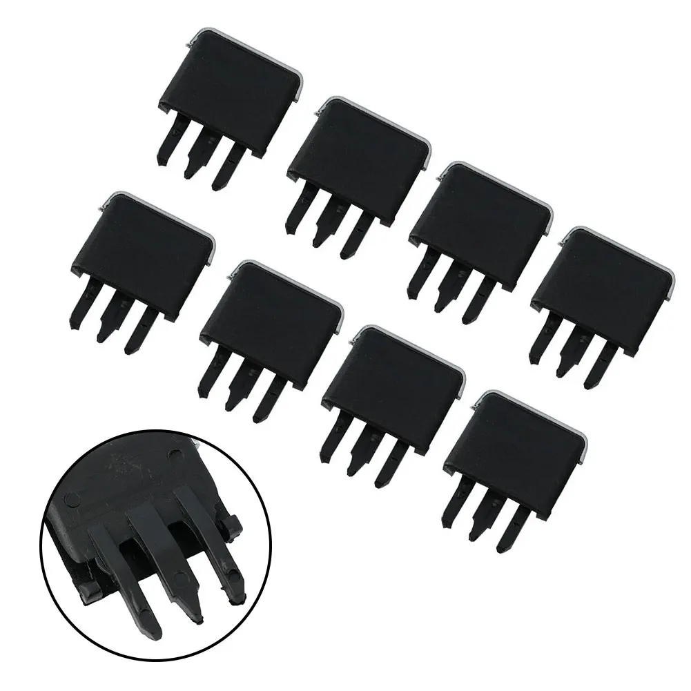 

Durable Useful Brand New Car Clips Spare Parts Universal 31.3mm X 34.2mm 8pcs 8x Accessories Black Car Vehicle