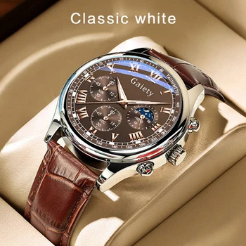 GAIETY High Quality Men's Luxury Belt Fashion Quartz Watch Men