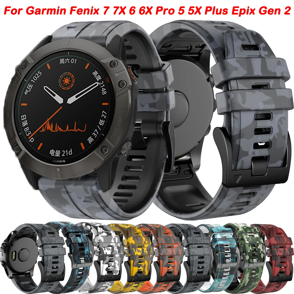 Cinturino Per Orologio In Silicone Quickfit Per Garmin Fenix 6X 6 Pro 7 7X Pro 5X 5 Plus Cinturino 26Mm 22Mm Per Bracciale Garmin Instinct 2X