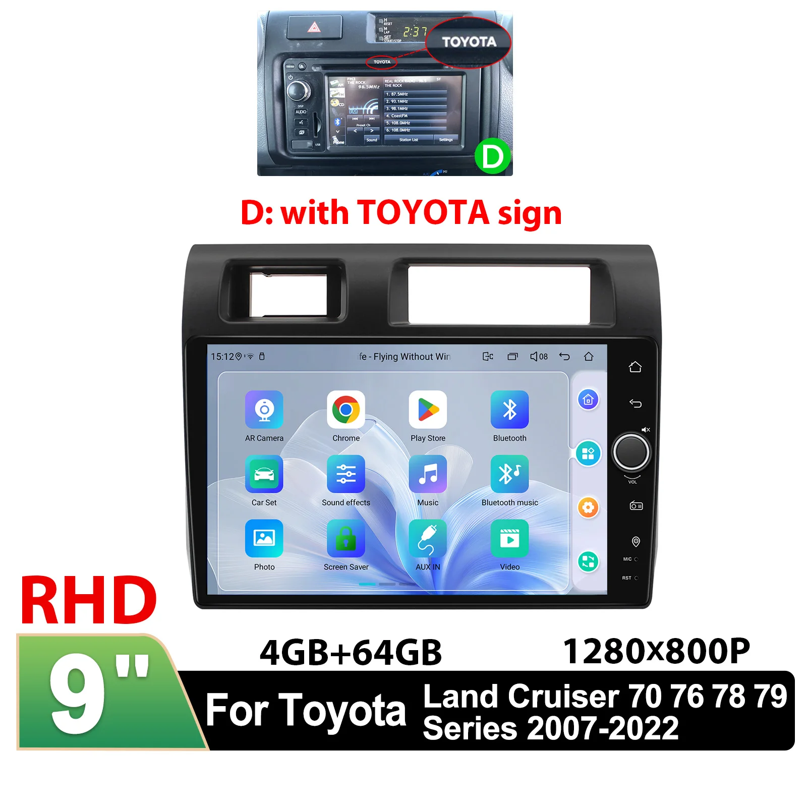 Joying 9 Inch With Android Auto Apple Carplay Car Stereo Radio