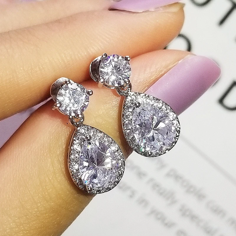 2022 Fashion Trendy Butterfly Silver Color Korean Stud Earring for Women Wedding Cute Gothic Drop Earing Party Gift Wholesale Z5 