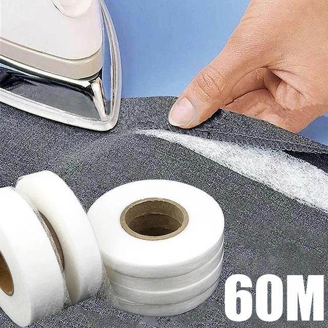 60M Double-sided Non-woven Interlining Adhesive Tape Iron On Hem