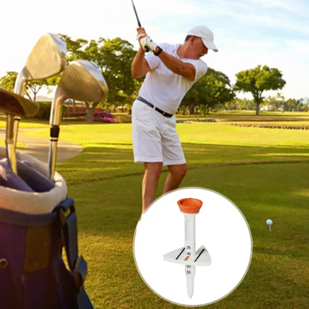 

Mini Golf Tee Mini Ball Tee Premium Height Adjustable Golf Tee with Big Head Reduce Friction Enhance Practice Training