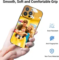 Custom Matte Case For iPhone 17 16 15 14 13 12 11 Pro Max Mini SE XS XR 7 8 Plus DIY Personalized Photo Picture Soft Cover Funda 5