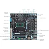 Intel 11th Gen 6 Bay NAS Motherboard i7 1165G7 i5 1135G7 i3 1115G4 4x i226 2.5G router Mini ITX mainboard 6xSATA M.2 NVMe PCIEx4 5