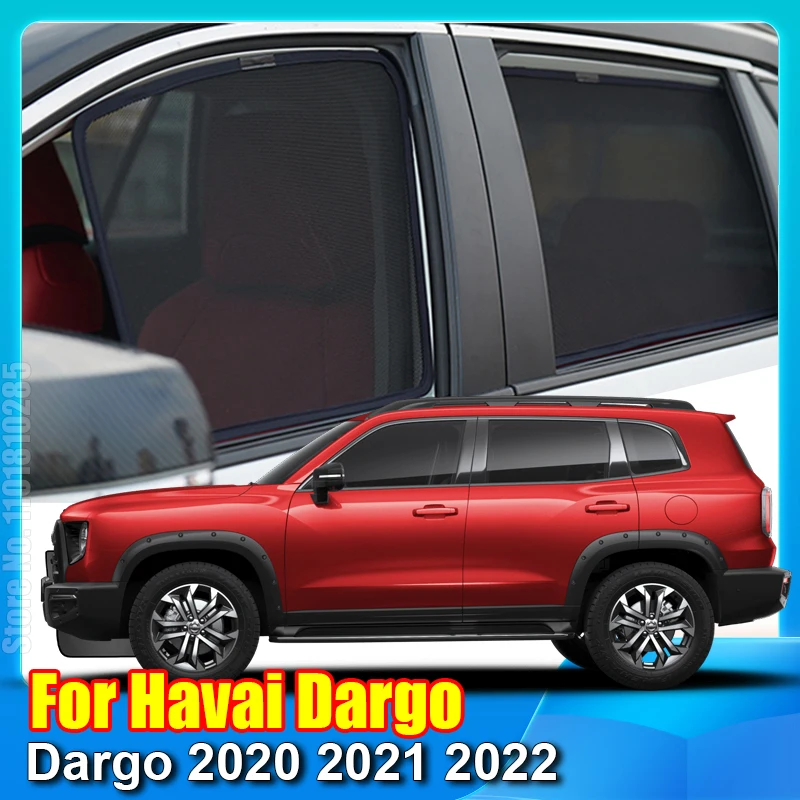 

For GWM Haval Dargo 2020 2021 2022 Magnetic Sunshade Car Shield Front Windshield Curtain Rear Side Baby Window Sun Shade Visor