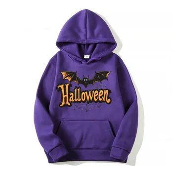 قسط 2025 عيد الميلاد الهيب هوب الرعب المطبوعة هوديي عارضة فضفاضة مريحة رياضية البلوز 4