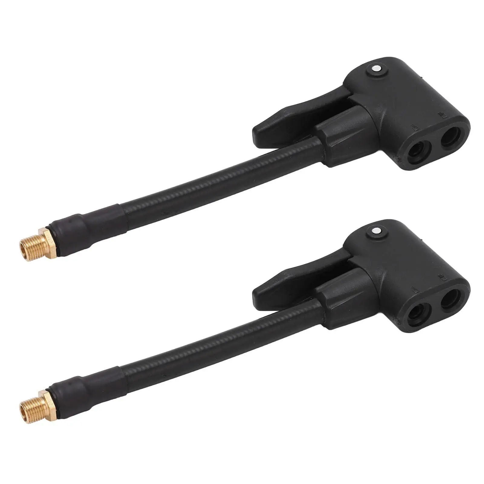 Tire Pump Thread Connector Car Air Tyre Chuck Adapter Press Handle Locking Anti Leakage ABS Rubber Pressure Resistant for cars