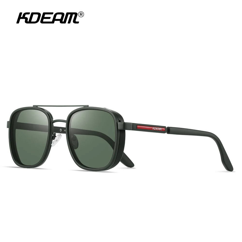 KDEAM Polarized TR90 Men's Fashion Sunglasses with Carrying Box