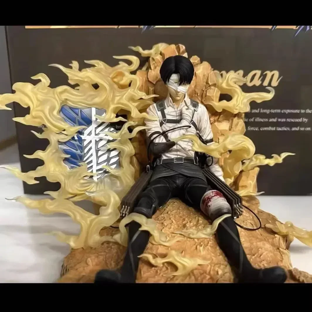 Ÿź   ִϸ̼ ǱԾ, Levi Ackerman  , PVC ũ 峭 , ׼ ǱԾ 07 Ŀư  ǱԾ