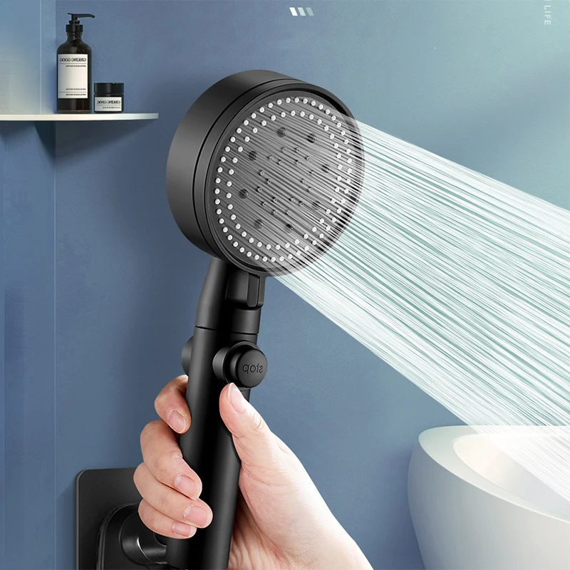 

5-Mode Adjustable Shower Head Water-Saving High Pressure Shower Nozzle Massage Shower Head Bathroom Accessories