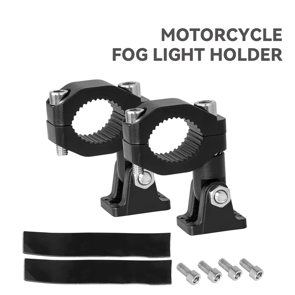 Motorcycle Fork Bar Bracket Extension Lever Clamp LED Light Mount Motorbike  Bumper Modified Headlight Spotlight Stand Universal