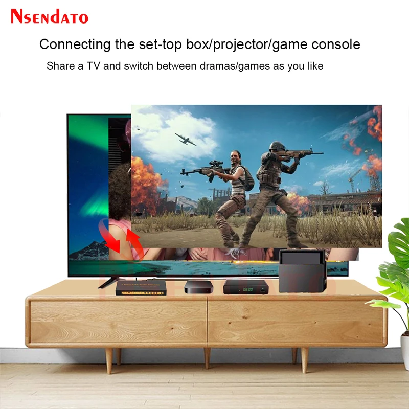 4K HDMI Swith Splitter 3x1 Toslink SPDIF 5.1 Digital 2CH R/L Analog HDMI Audio Extractor Support MHL ARC EDID Set For PS4 TV Box