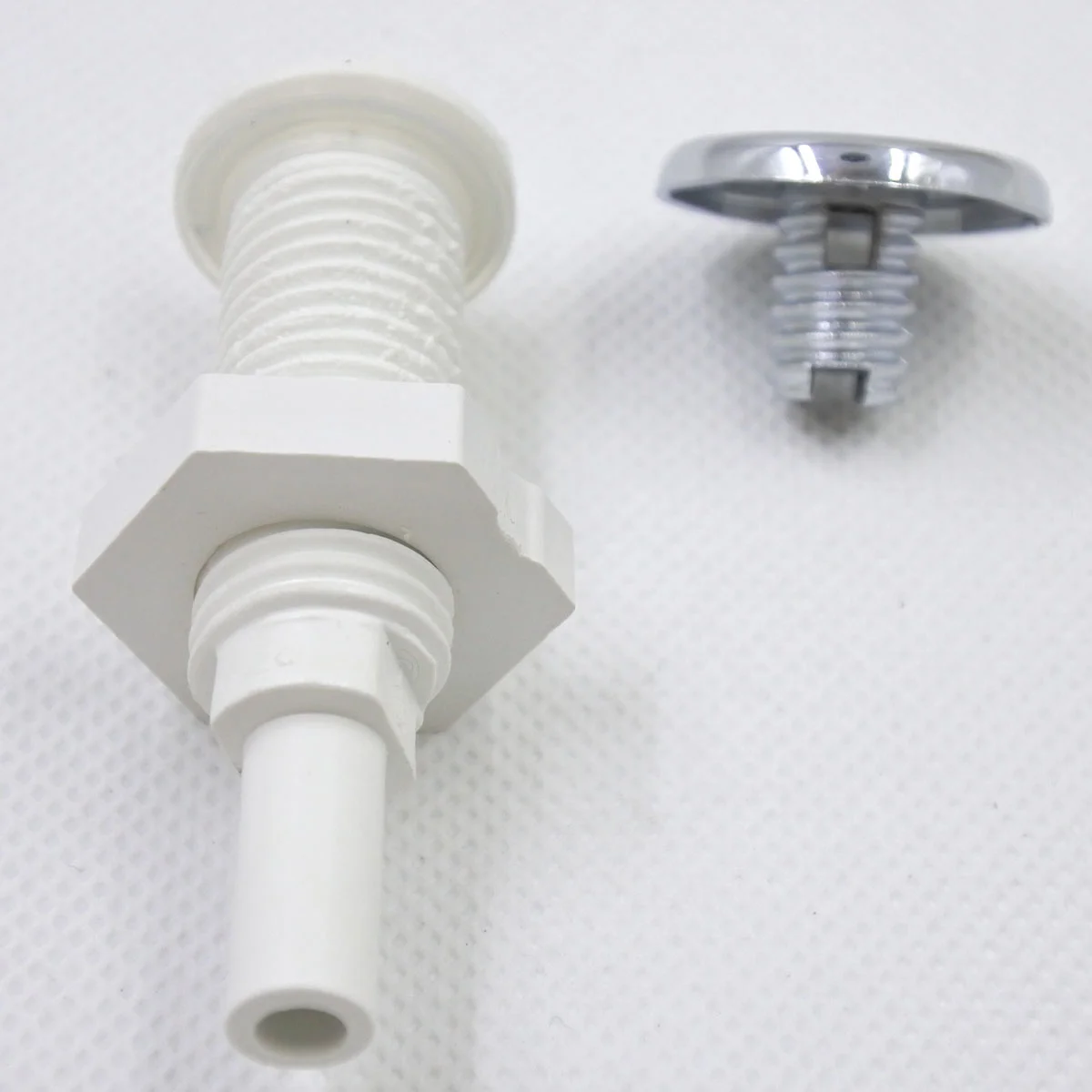 7-hole Screw Straight Massage Bathtub Bubble Nozzle Chromed Cap PVC Body Spa Air Bubble Jet Nozzle Bathroom Hardware Set Bathroom Hardware Accessories